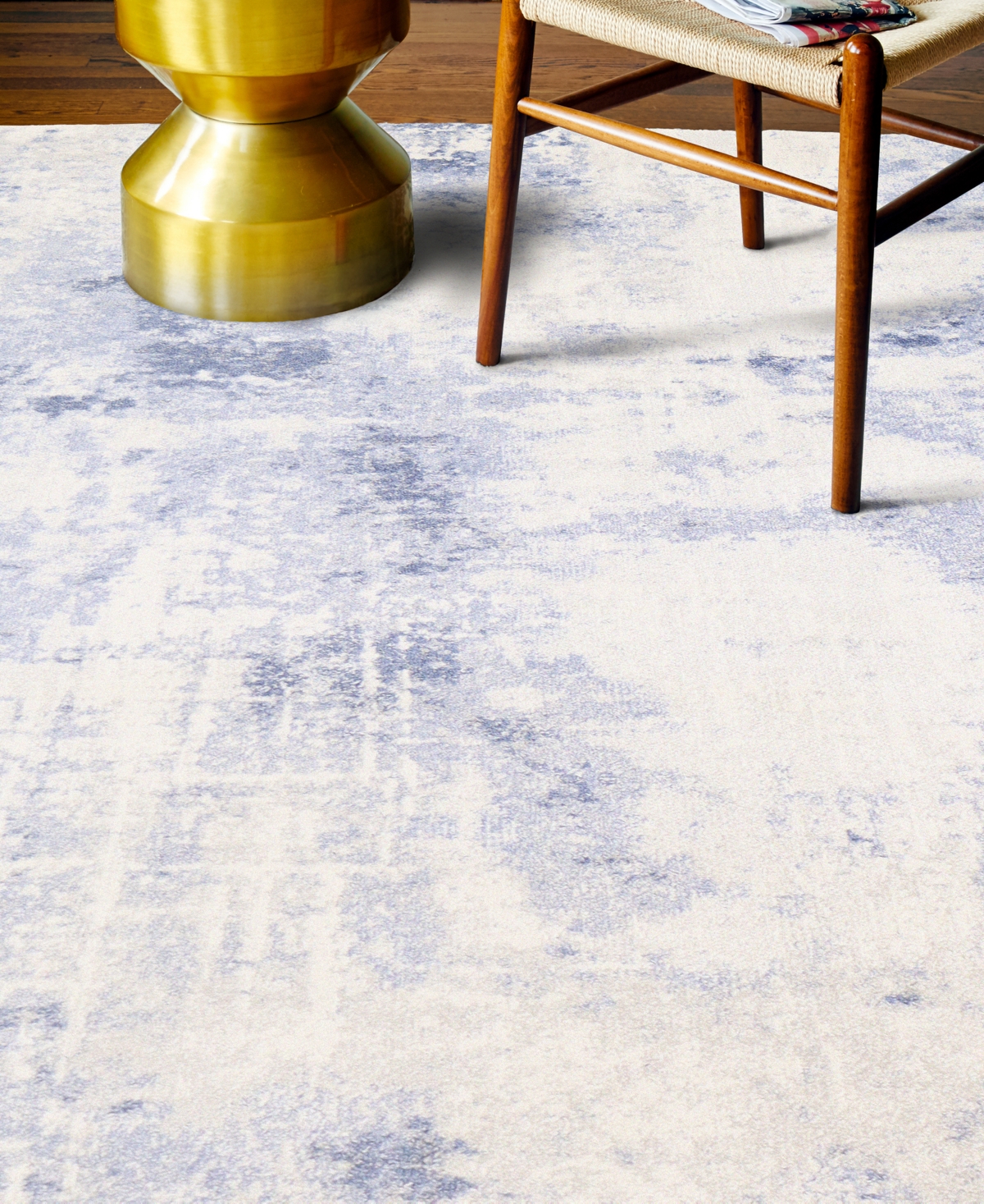 Closeout! Bb Rugs Medley 5675A Area Rug - Blue