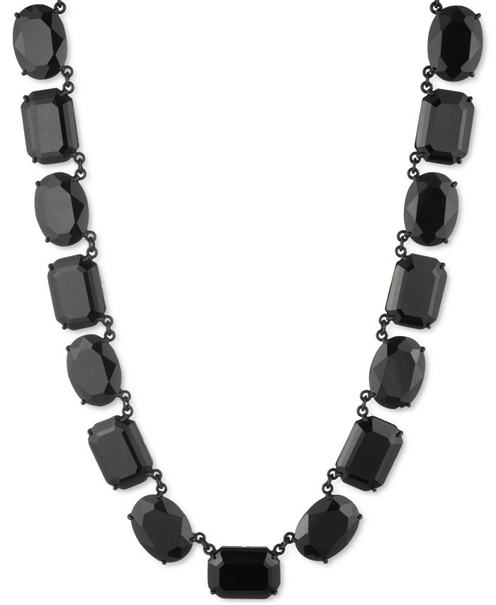 Jet stone necklace on sale