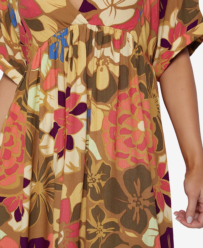 O'Neill Juniors' Rosemary FloralPrint BabyDoll Dress Macy's