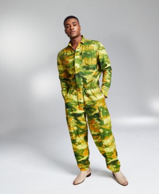 5 31 by JEROME LAMAAR Men s Jungle Camouflage Jumpsuit Created for Macy s Macy s