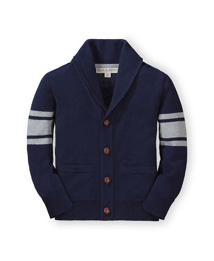 Hope & Henry Boys' Shawl Collar Sweater Cardigan, Kids & Reviews