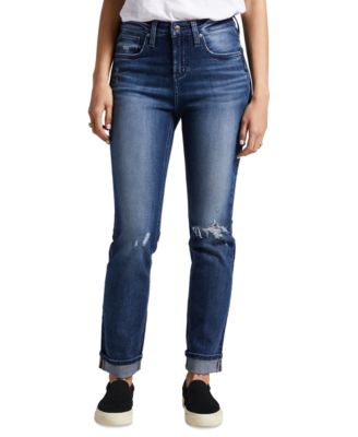 Silver Jeans Co. - Women's Beau High-Rise Slim-Leg Jeans