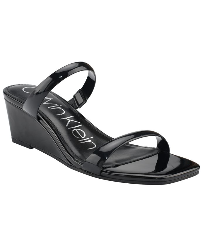 Calvin Klein Women's Kenza Casual Slide Wedge Sandals & Reviews - Sandals -  Shoes - Macy's