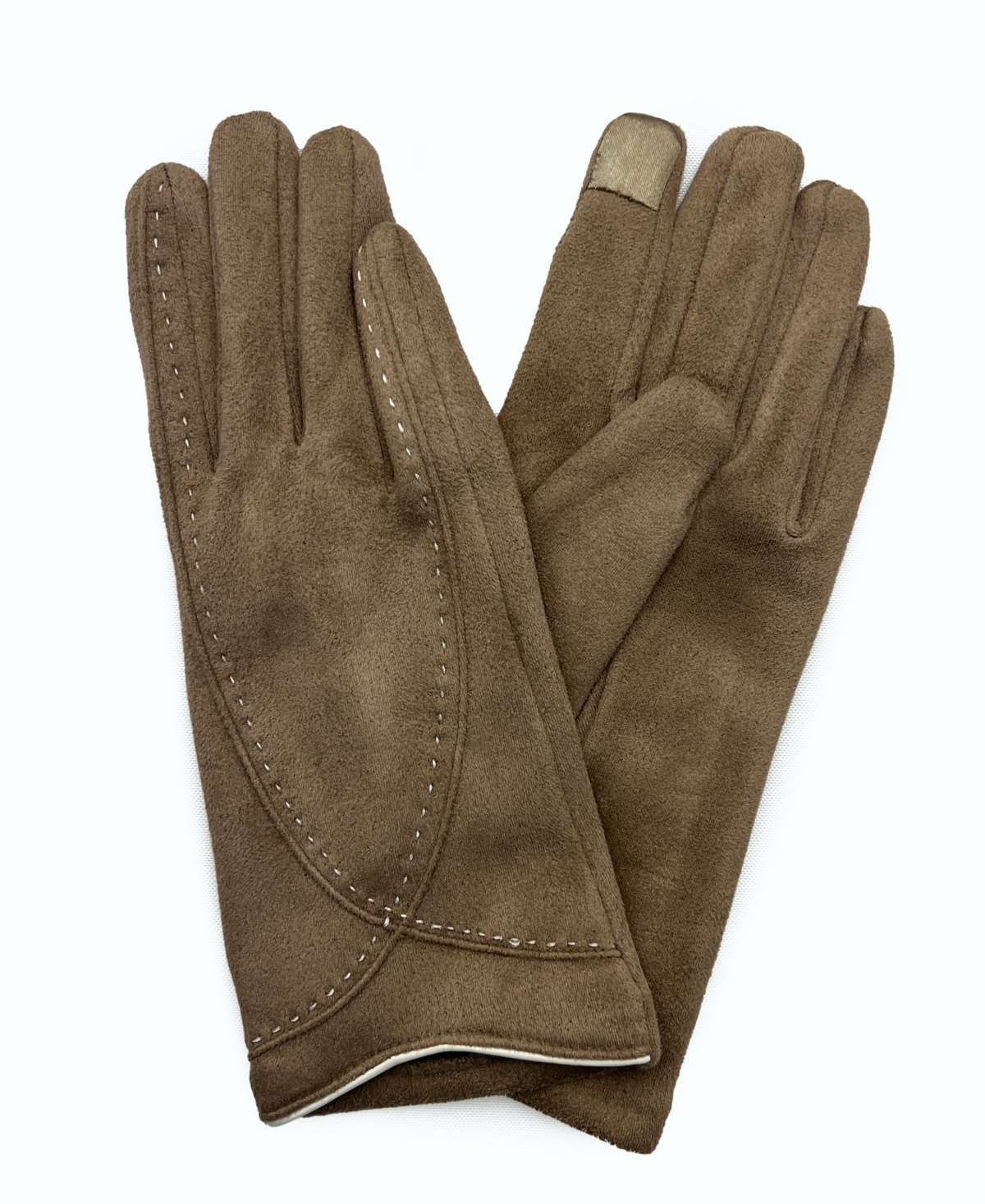 Marcus Adler Women's Stitched Faux Suede Touchscreen Glove
