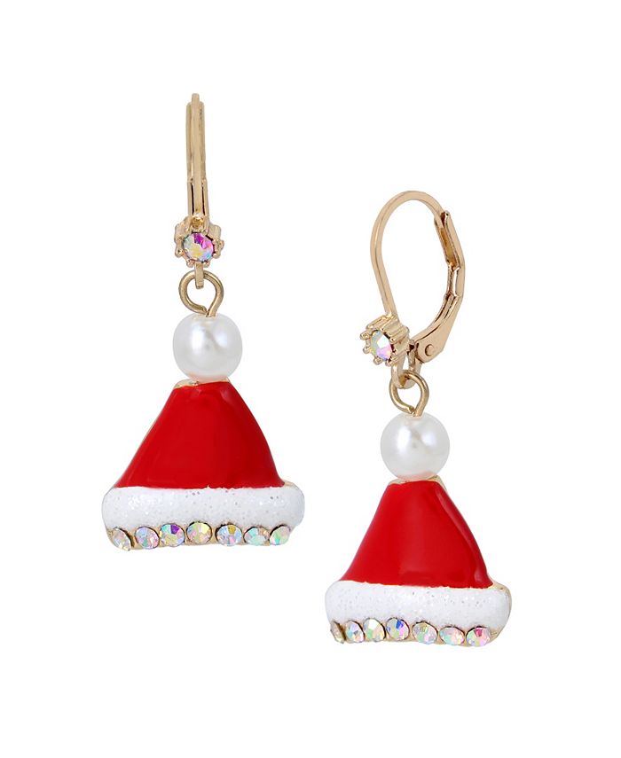 Macy's best sale christmas earrings