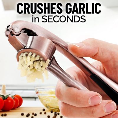 Premium Garlic Press Set - Rust Proof & Dishwasher Safe Professional Garlic Mincer Tool