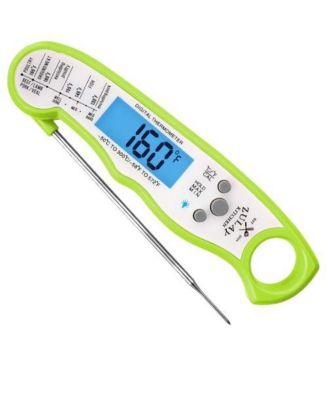 Instant Read Food Thermometer - Waterproof Digital Meat Thermometer