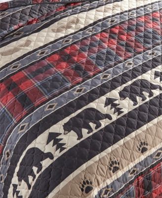 Canoe Trip 4 Piece Quilt Set, King
