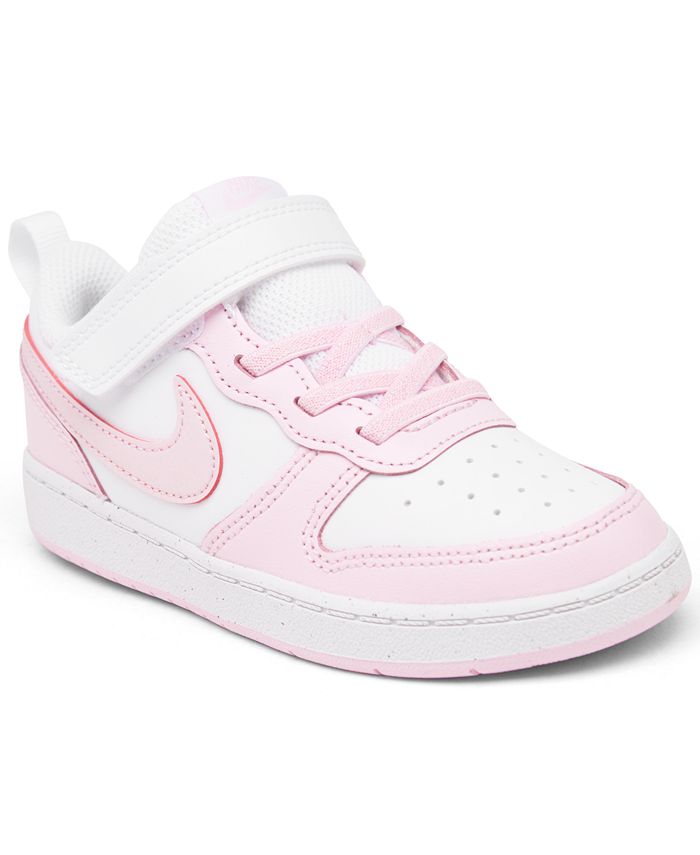 skam kølig hensigt Nike Toddler Girls Court Borough Low 2 Stay-Put Closure Casual Sneakers  from Finish Line - Macy's