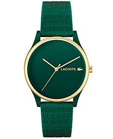 Women's Crocodelle Green Silicone Strap Watch 36mm