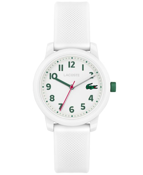 Детские часы Lacoste L.12.12 на белом силиконовом ремешке 32мм