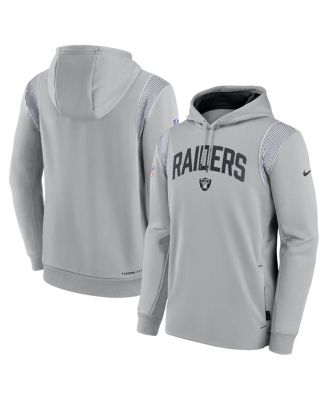 Nike Men's Silver Las Vegas Raiders Sideline Athletic Stack