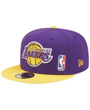  Mitchell & Ness Los Angeles Lakers New Black Gray Gold Tip Era Snapback  Hat Cap : Sports & Outdoors