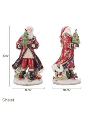 Chalet Santa Figurine
