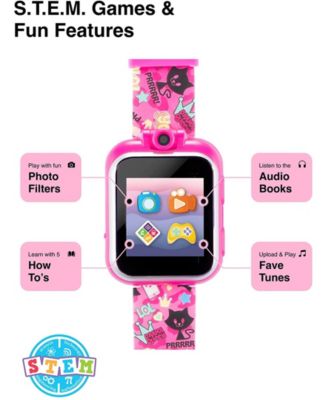 2 Kids Pink Silicone Strap Smartwatch 42mm