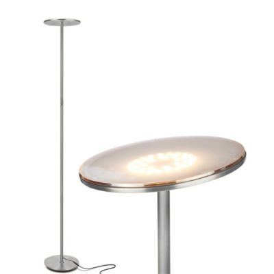 Sky 63" Super Bright LED Torchiere Modern Floor Lamp with Adjustable Head