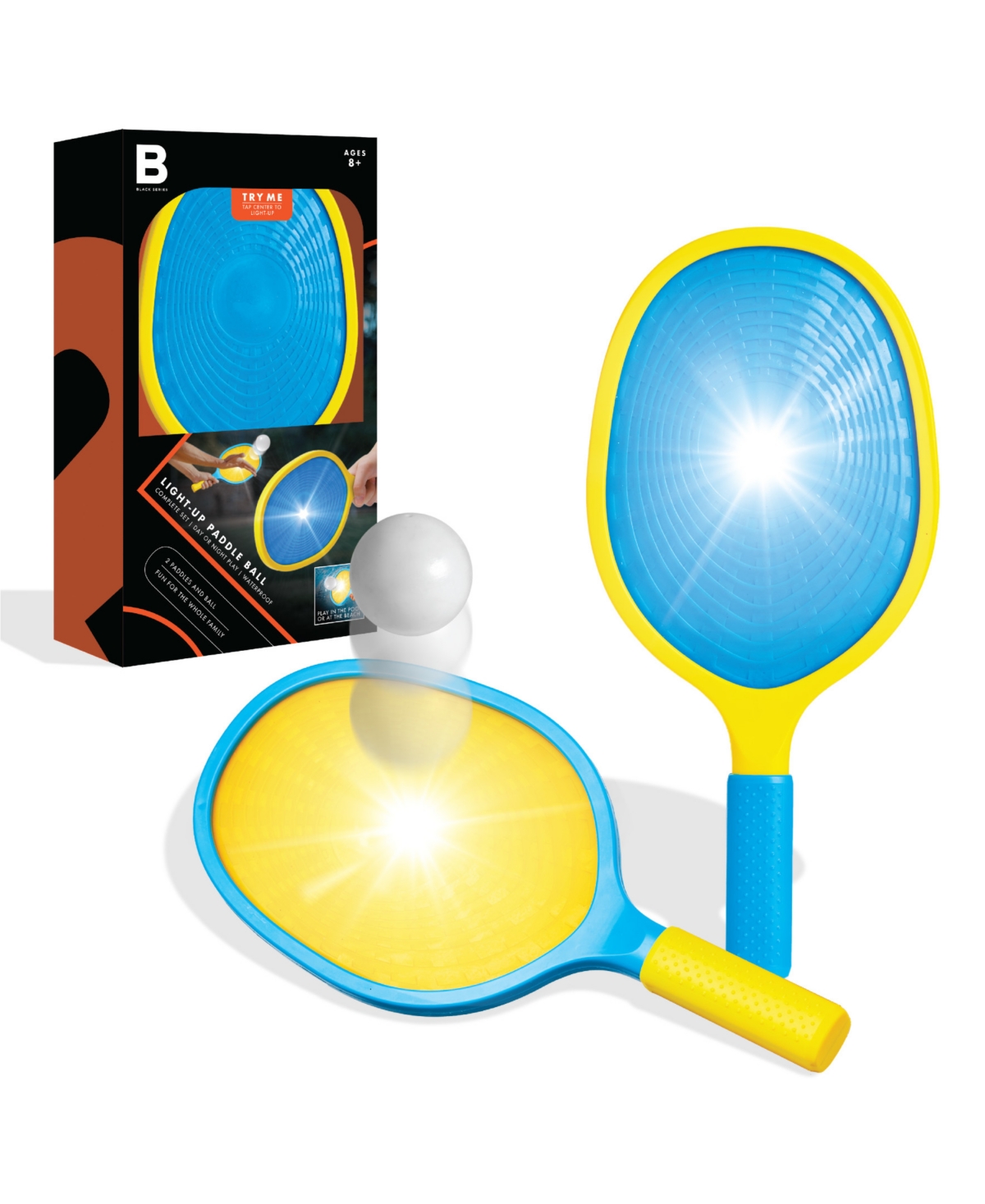 Black Series Light Up Paddle Ball Set, 3 Piece In Open Miscellaneous