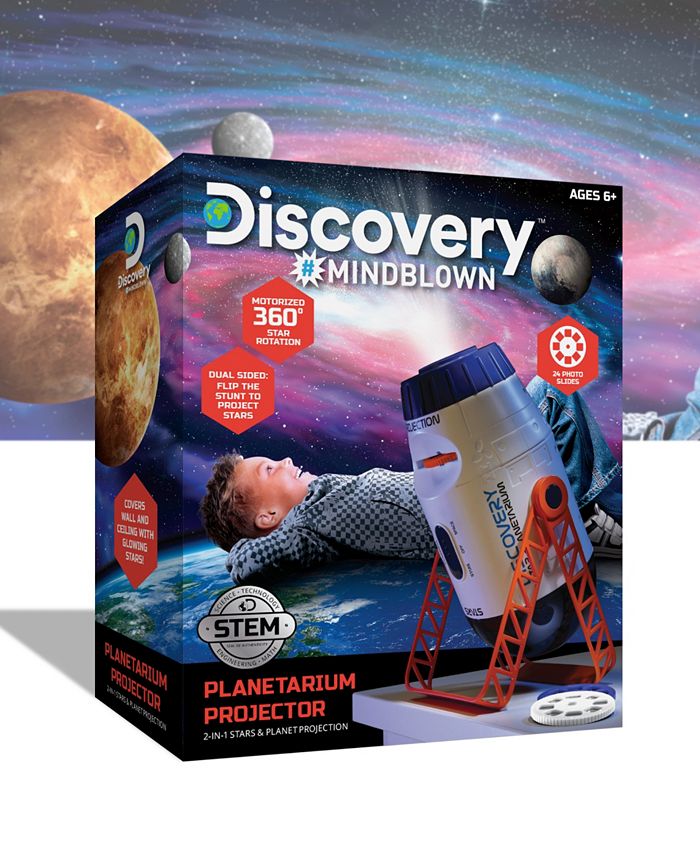 Discovery #MINDBLOWN Planetarium Projector 2 in 1 Stars and Planet kit ...