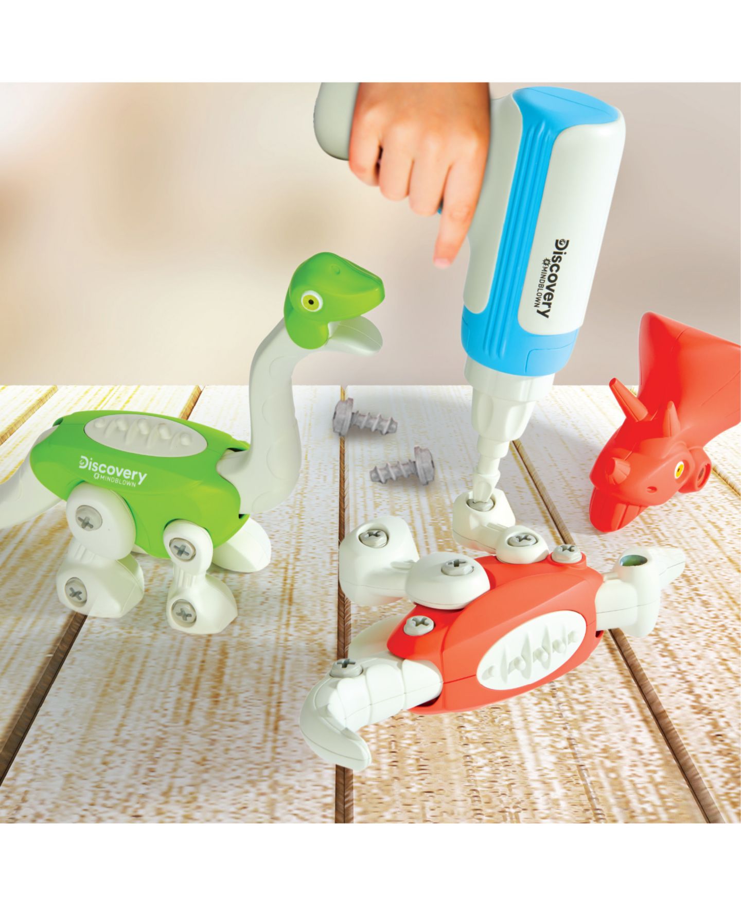 Детский конструктор Discovery Dinosaur #Mindblown 3-Model Building Set, Ages 4+ — фото 3
