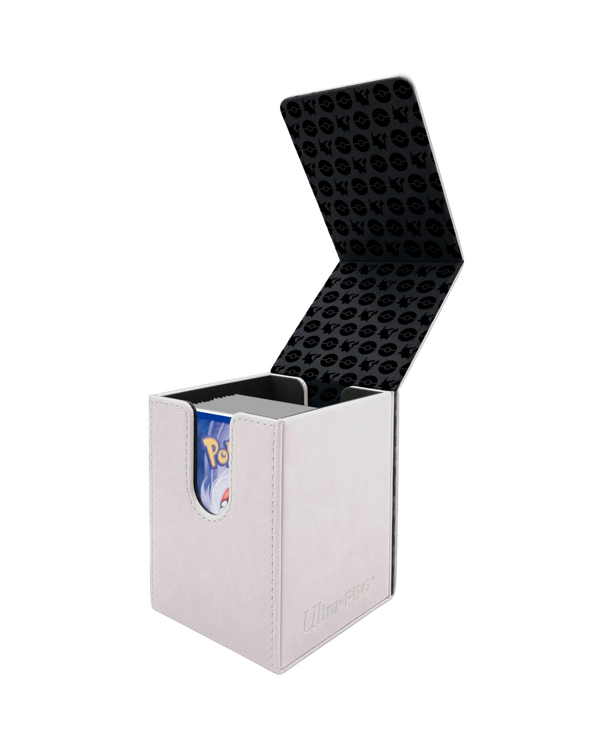 Shop Ultra Pro Pokemon Elite Series Arceus Alcove Flip Deck Box  White Leatherette Trading Card Box Stores In Multi
