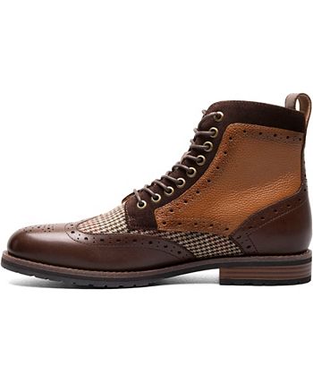 Stacy adams wingtip lace boots sale