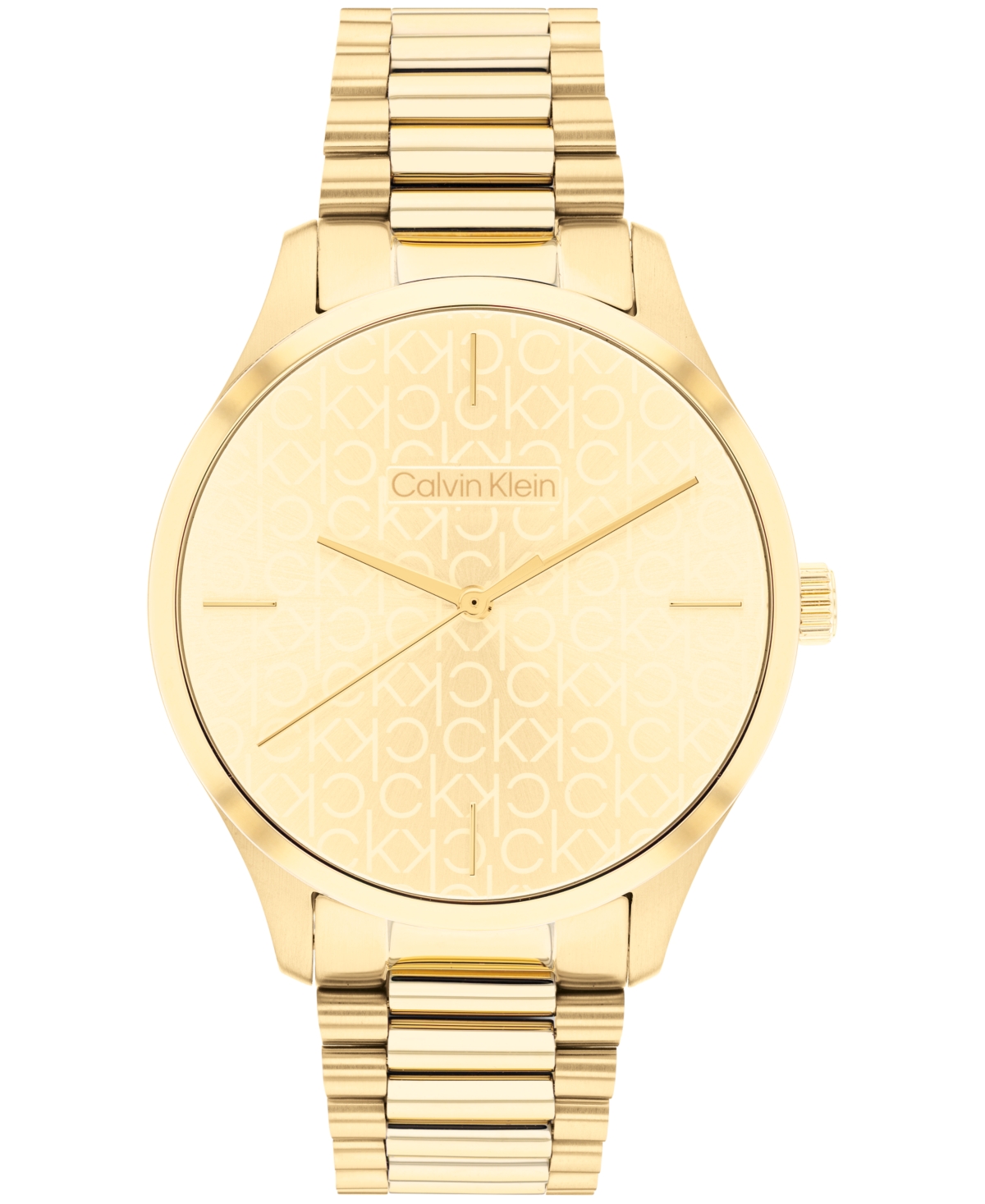 Calvin Klein Unisex Gold-tone Stainless Steel Bracelet Watch 35mm