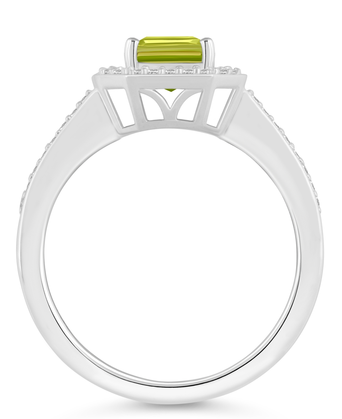 Macy's peridot rings discount