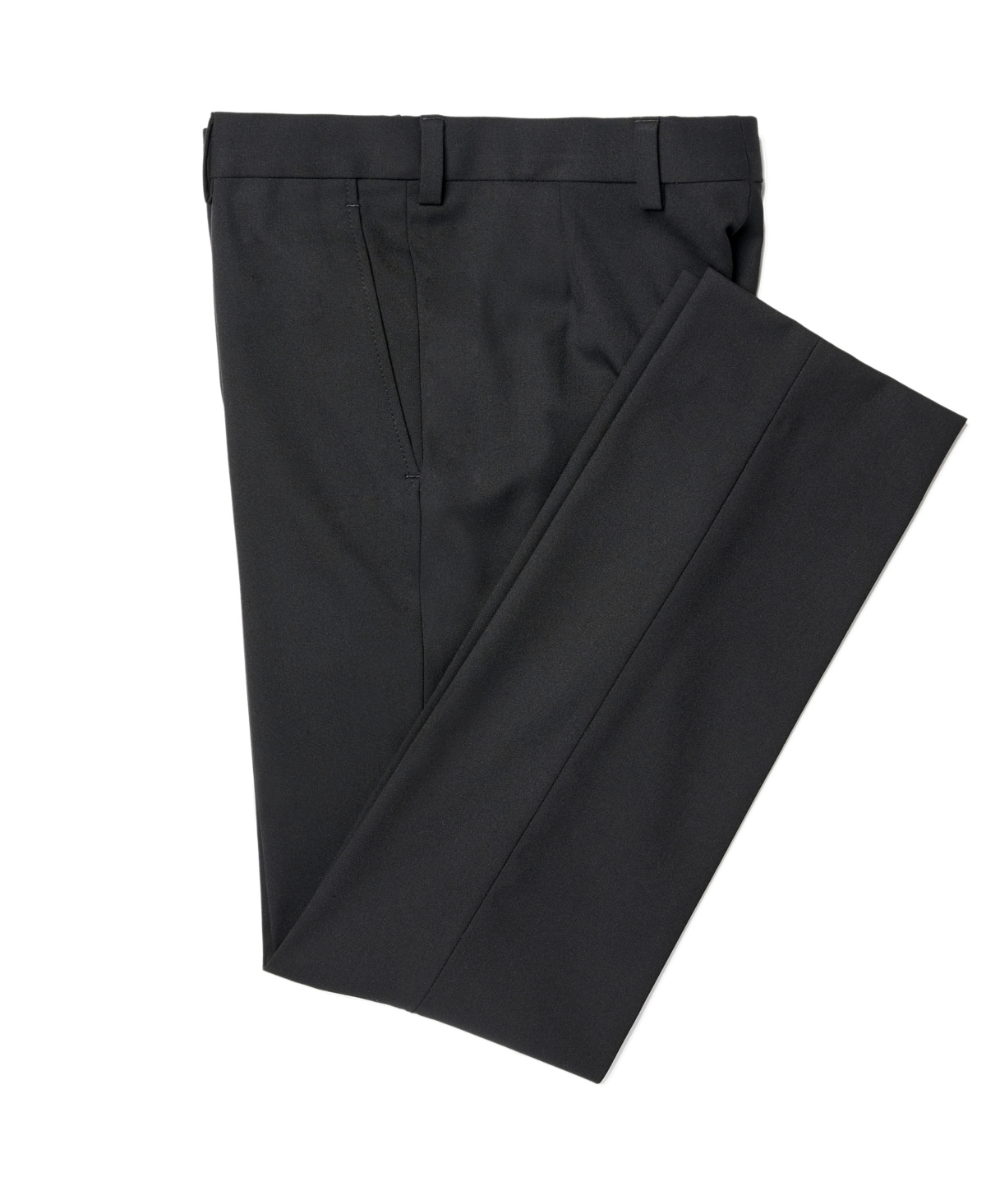 Shop Lauren Ralph Lauren Big Boys Husky Solid Classic Pants In Black