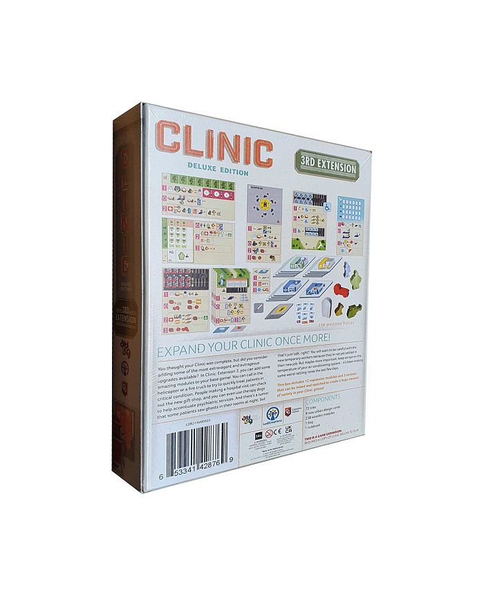 Capstone Games Clinic Deluxe Extension 3 Strategy Board Game Extension