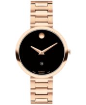Movado edge rose gold sales
