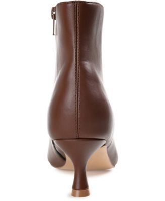 Women's Kelssa Square Toe Kitten Heel Dress Booties
