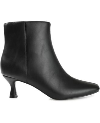Women's Kelssa Square Toe Kitten Heel Dress Booties