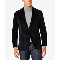 Michael Kors Men's Modern-Fit Velvet Blazer (Size: 36S/38S in Black)