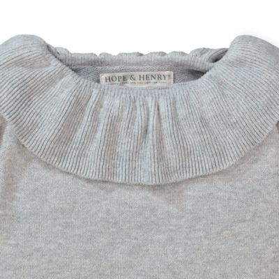 Baby Girls Ruffle Collar Sweater