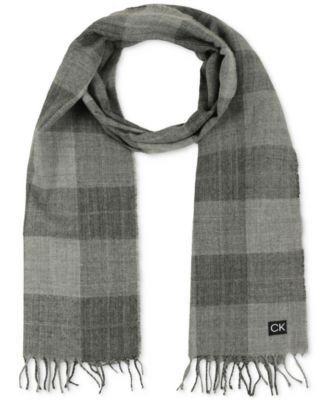 Calvin klein check scarf on sale