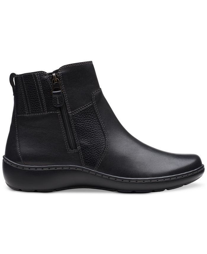 Clarks Women's Cora Grace Zipper Ankle Booties & Reviews Booties