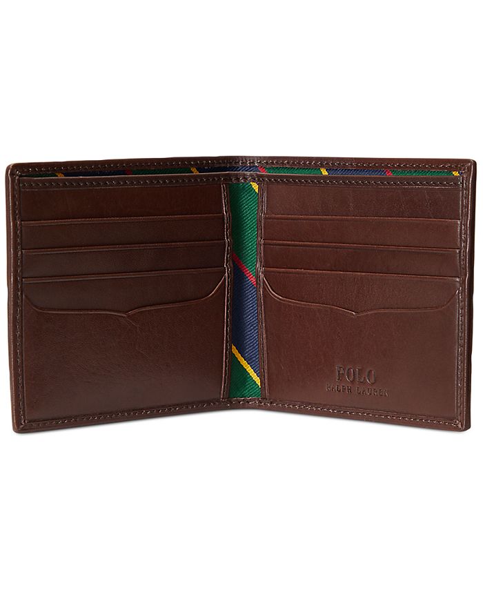 Polo Ralph Lauren Men's Polo Bear Jacquard Billfold Wallet Macy's