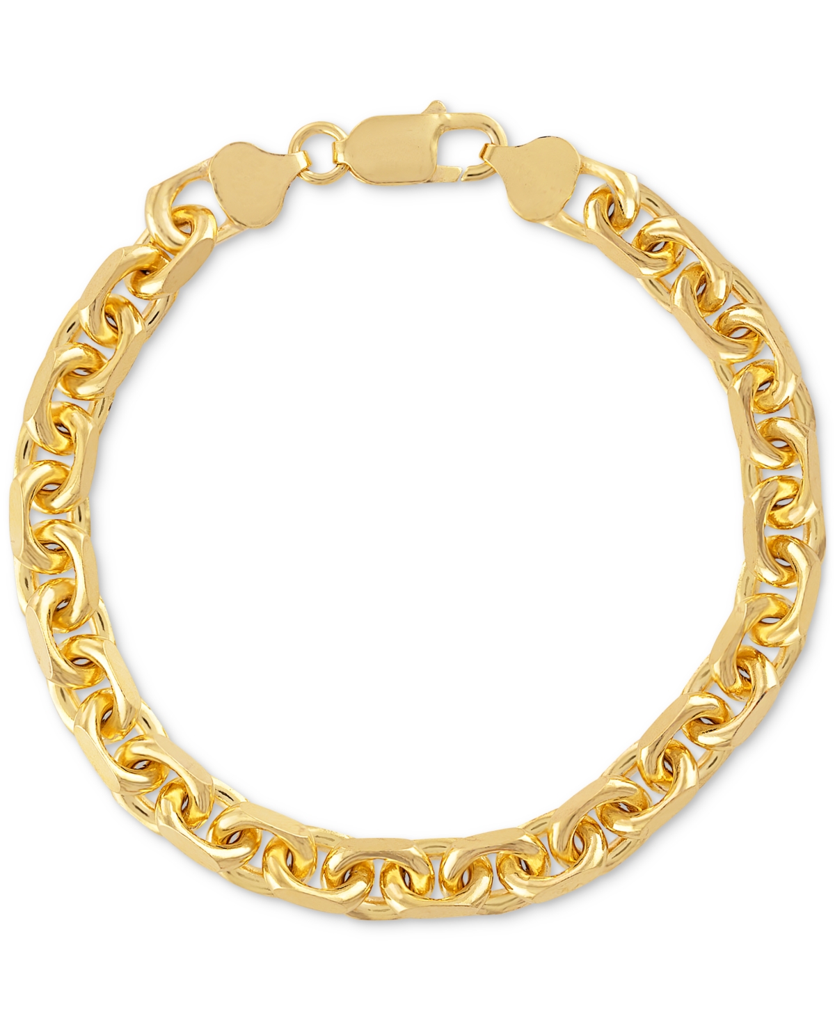 Esquire Men's Jewelry Cable Link Chain Bracelet, Created for Macy's
