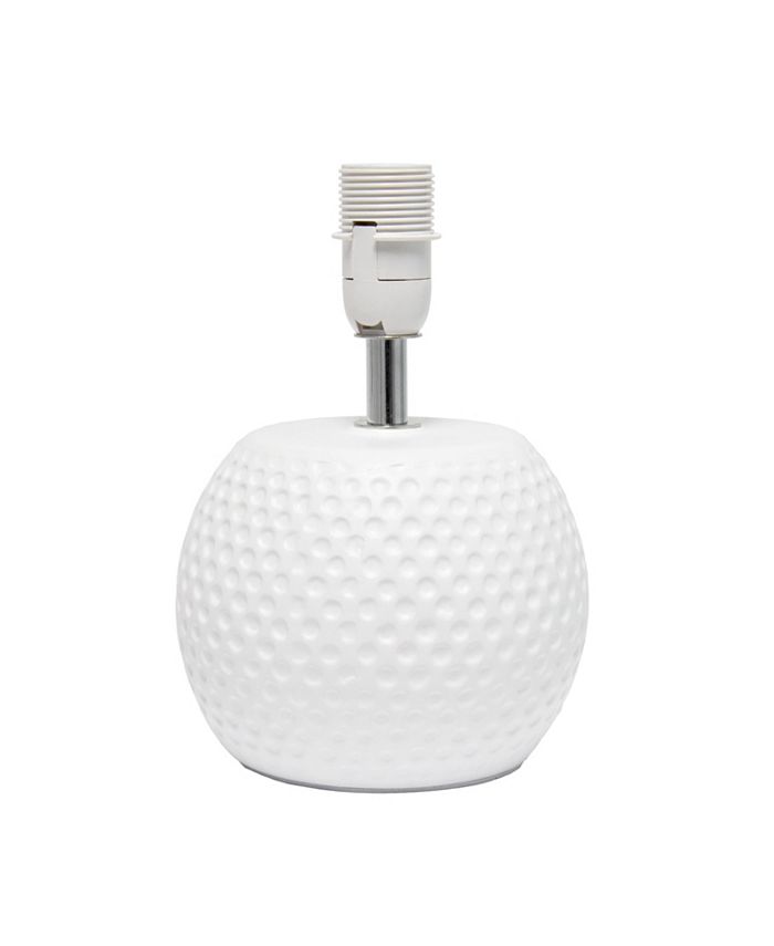 Asstd National Brand Studded Texture Ceramic Table Lamp – Blue, Open Box, Great Condition