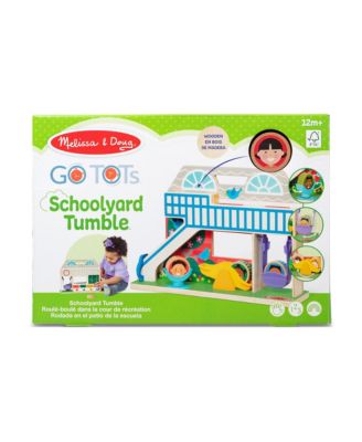 Go Tots Wooden Schoolyard Tumble with 3 Disks Piece Set