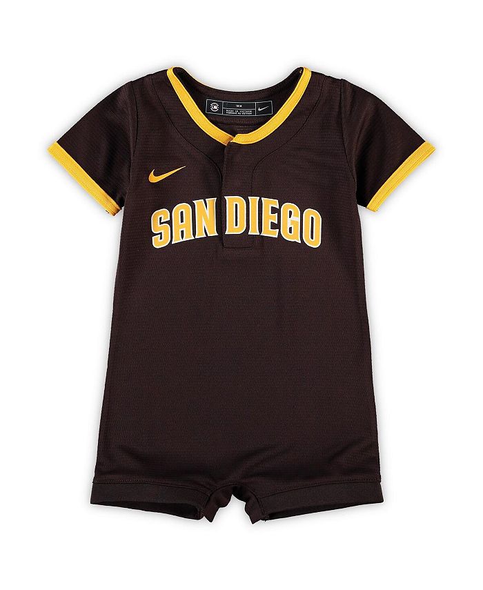 San Diego Padres Nike Newborn & Infant Official Jersey Romper - White