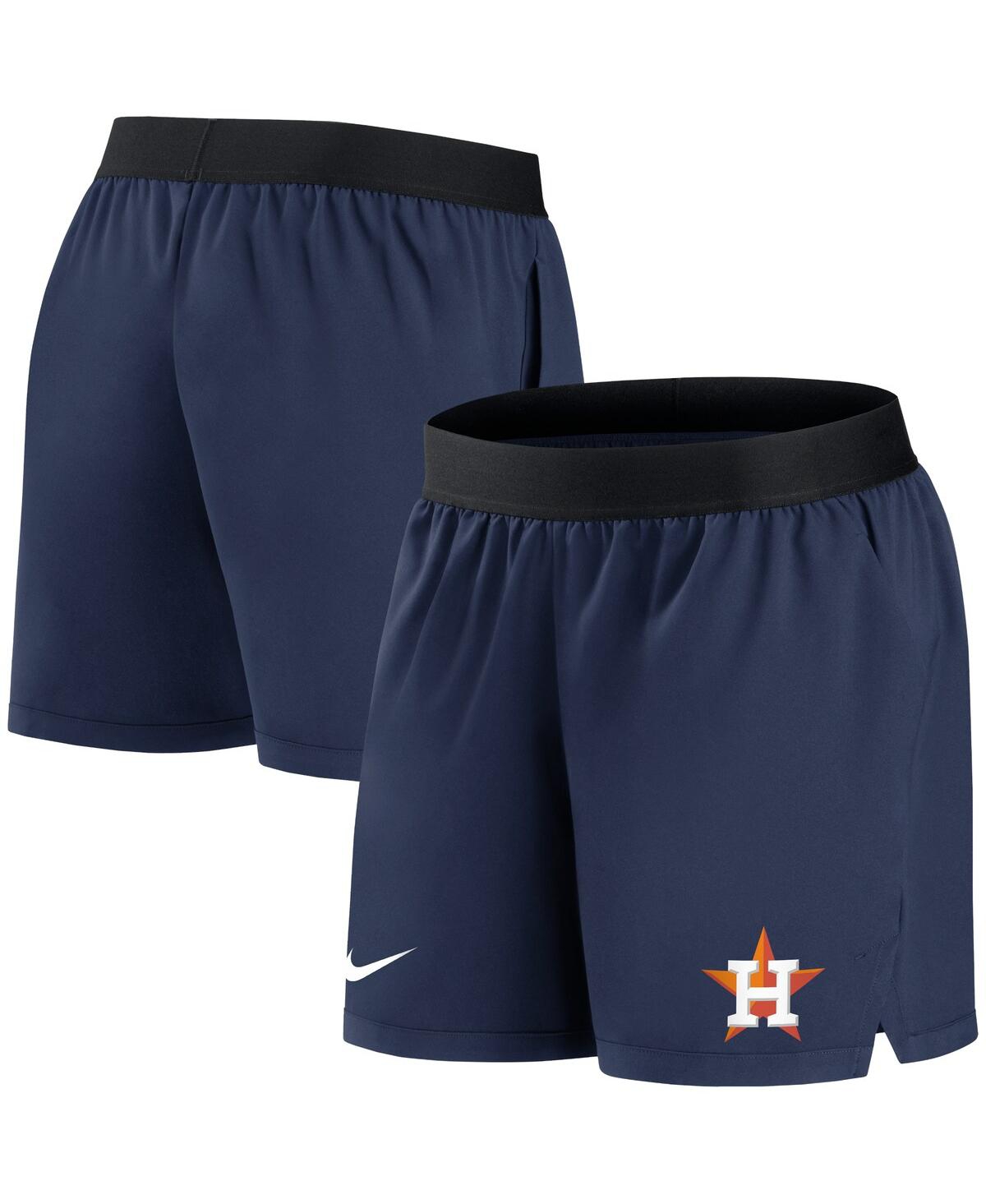 Nike Women's  Navy Houston Astros Authentic Collection Flex Vent Max Performance Shorts In Navy