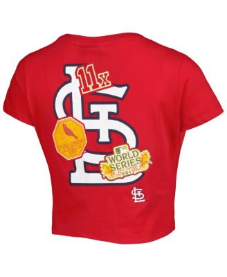 Women's Red St. Louis Cardinals Historic Champs T-shirt