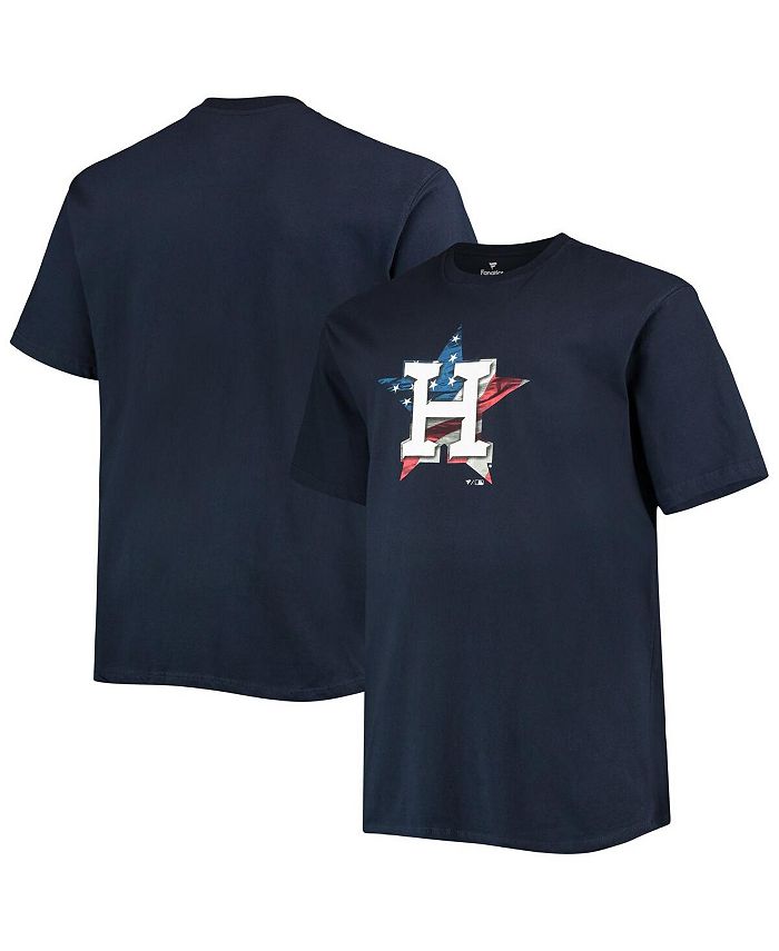 Men's Nike White Houston Astros Americana Flag T-Shirt