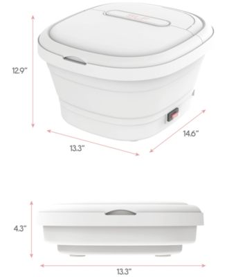 SLF Heated Portable Bubble Bath Foot Massager