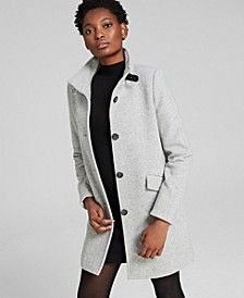 Women's Buckle-Collar Coat, Created for Macy's