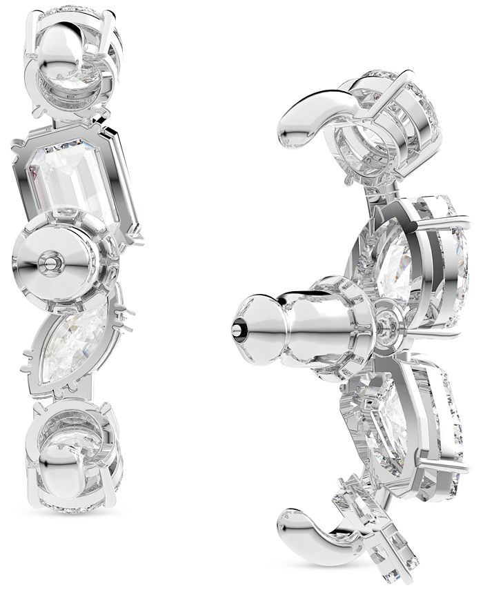 Swarovski SilverTone Gema Crystal Ear Cuffs Macy's