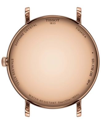 Men's Swiss Everytime Brown Leather Strap Watch 40mm