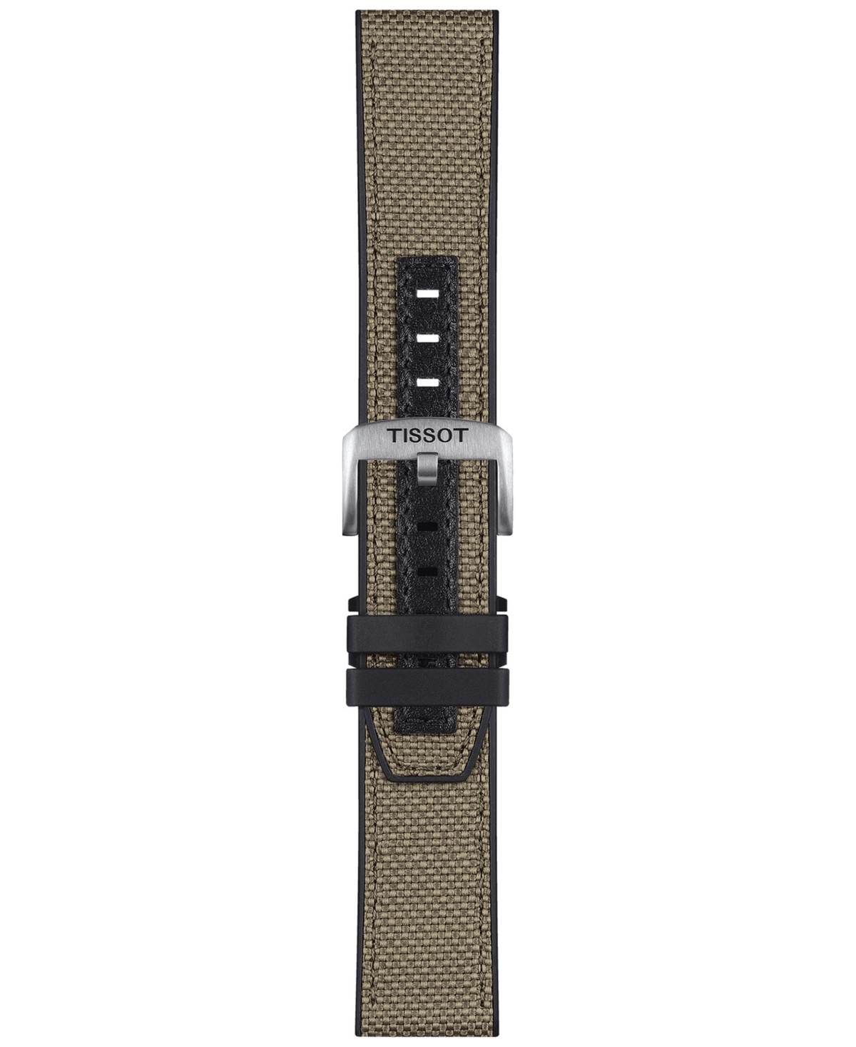 Shop Tissot Men's Swiss T-touch Connect Solar Beige Textile & Leather Strap Smart Watch 48mm