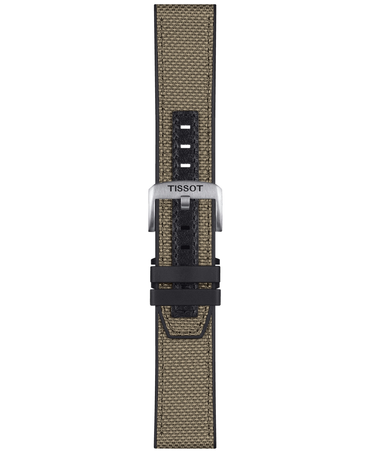 Tissot Men's Swiss T-touch Connect Solar Beige Textile & Leather Strap Smart Watch 48mm In Beige